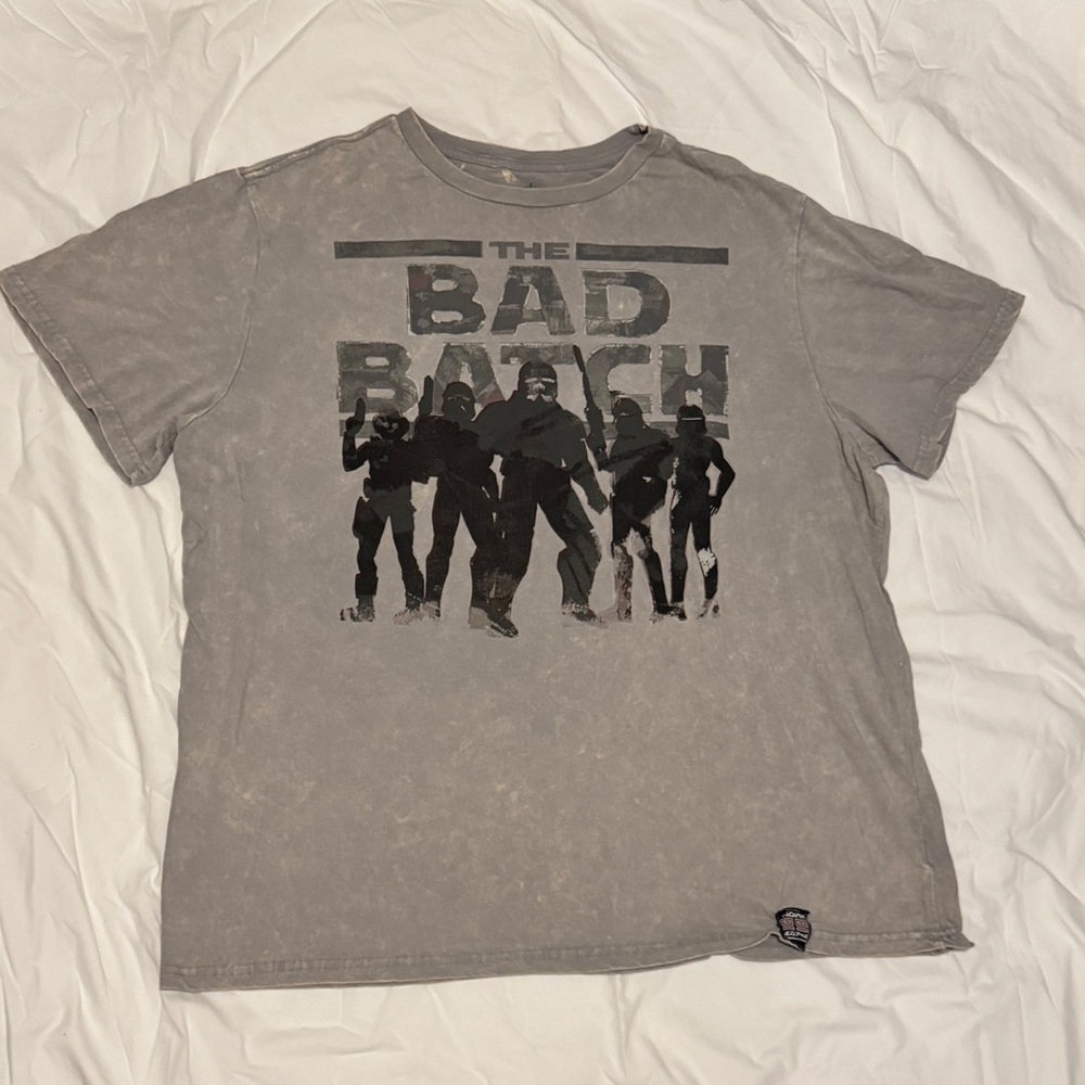 The Bad Batch Graphic Tee - Men's Gray Crewneck Shirt XL Star Wars